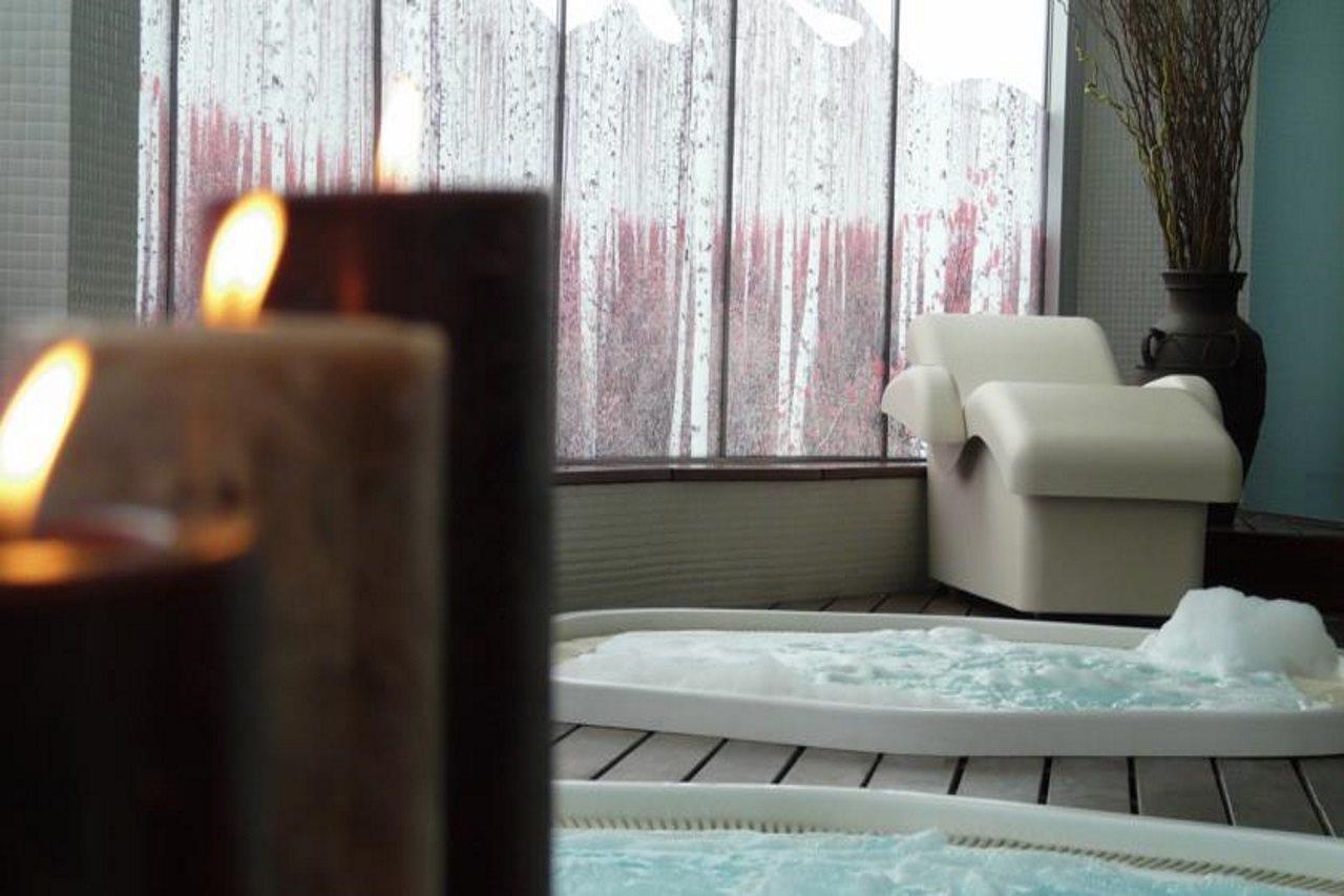 Gran Hotel Lakua Vitoria-Gasteiz Luaran gambar A spa